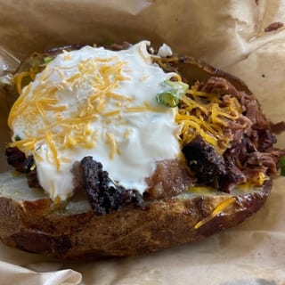 Loaded Potato with Meat